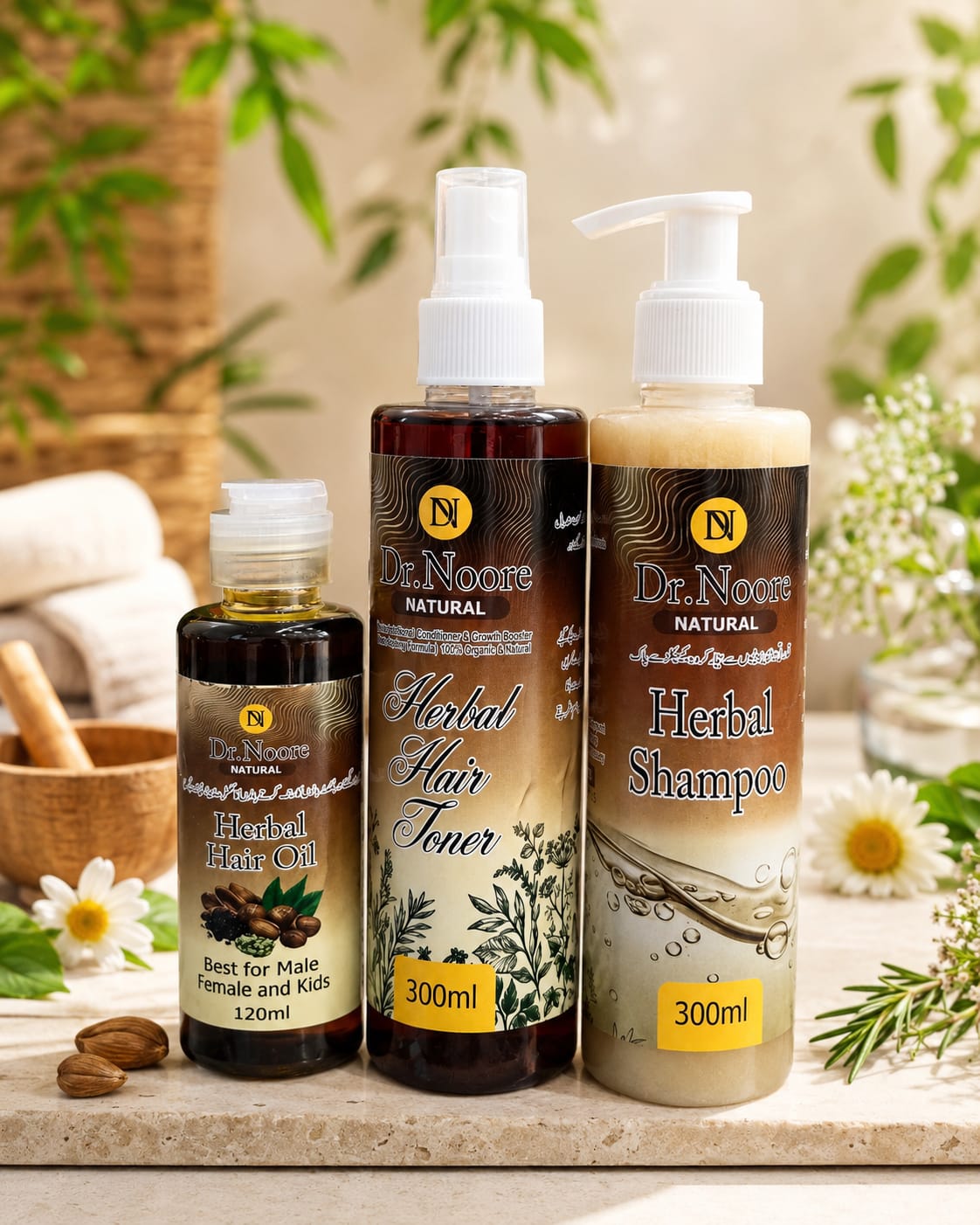 Complete Herbal Hair Care Bundle